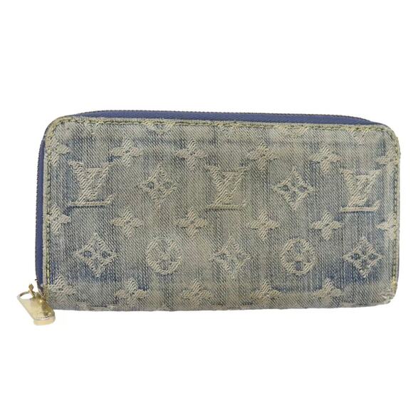 LOUIS VUITTON Monogram Denim Zippy Wallet - Picture 1 of 5